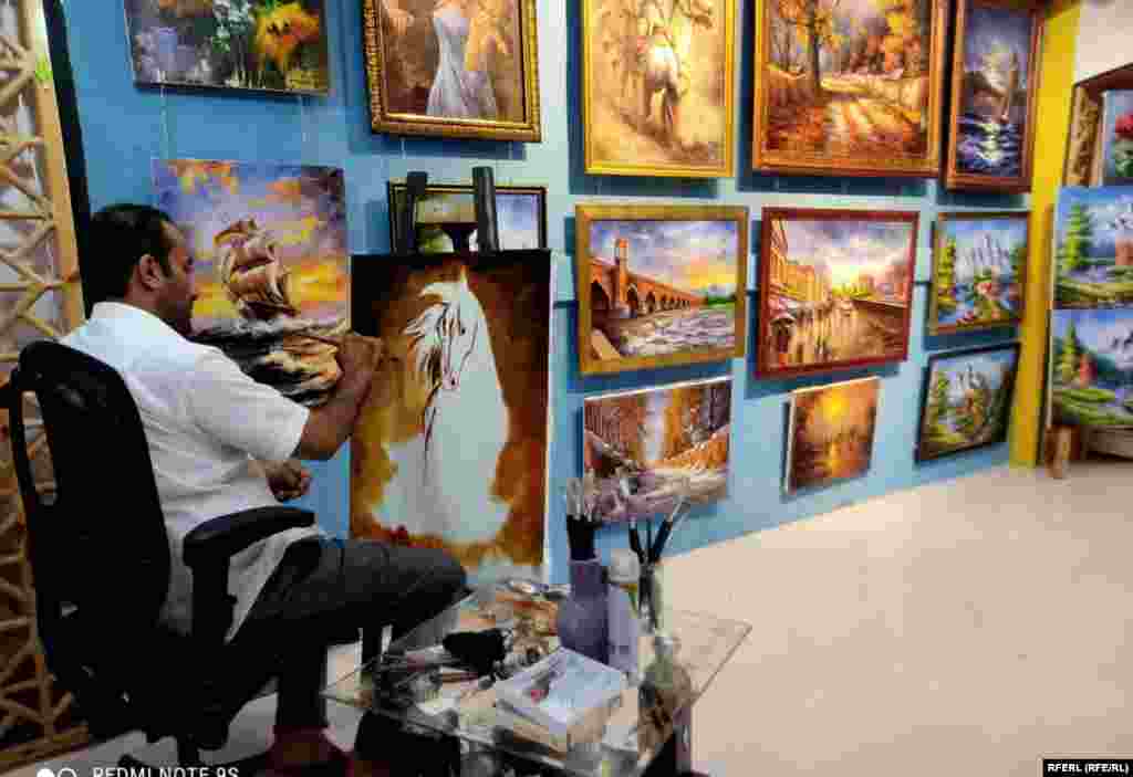 Afghanistan -- Paints of Afghan Painter Tariq Habibi