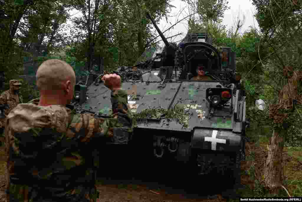 Ось і M2 Bradley ЗСУ