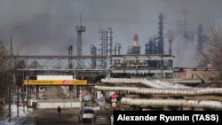 Пожар на Рязанском нефтеперерабатывающем заводе 13 марта 2024 года