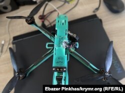 Збитий російський FPV дрон-камікадзе «Бумеранг»