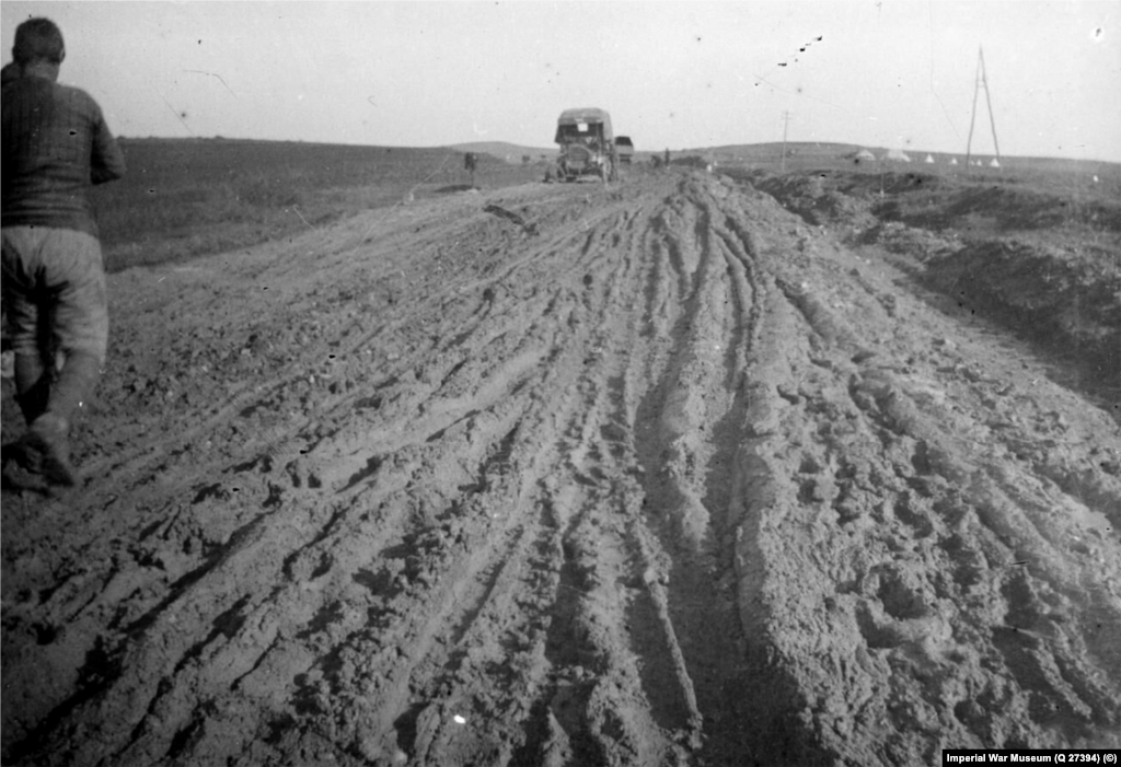 Дорога в долині Струми, Болгарія, під час боїв у 1916 році