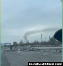 Город Олешки, скриншот видео крымчанки Петрусевич, 18 ноября 2022 года