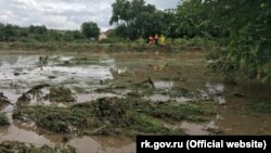 Наслідки дощів, які затопили село Приозерне Ленінського району 17 червня 2021 року