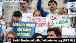 Під час маршу «Свободу захисникам України». Київ, 19 травня 2018 року