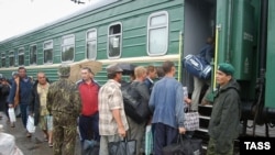 Georgia/Abkhazia - Regular railway communication linking Russia to Abkhazia launched, Sukhumi, 11Sep2004