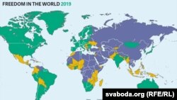 Рівні свободи. Оцінка Freedom House Freedom. Звіт від 5 червня 2019 року 