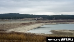 Сімферопольське водосховище, грудень 2020 року