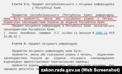 Закон про місцеві референдуми України визначає відповідальність за порушення його положень