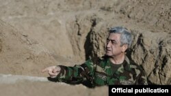 Ermənistan prezidenti Serzh Sarkisian tez-tez Dağlıq Qarabağa baş çəkir