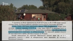 Місцеві чиновники зазначили лише, що передали 1200 га землі острова в оренду на півстоліття компанії «Екофортпост»