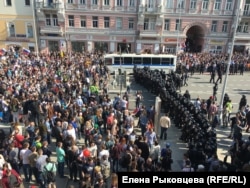 Москва, Пушкінська площа, 5 травня 2018 року