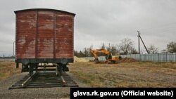 Вагон-меморіал на станції «Сирень»