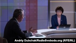 Олександр Ткаченко та ведуча програми Інна Кузнецова