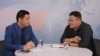 Kazakhstan – AzattyqLIVE expert Aidos Sarym (R) and Kassym Amanzhol. Almaty, 29Apr2019