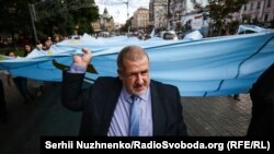 Рефат Чубаров на Дні кримськотатарського прапора в Києві, 26 червня 2018 року